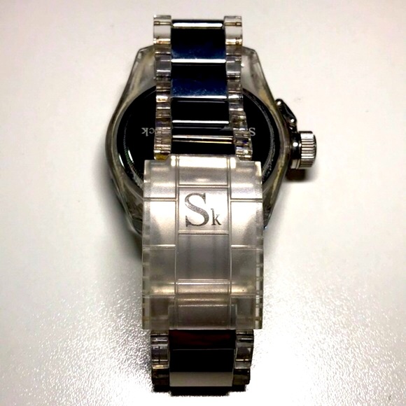 ⭐️HP⭐️ SK TIME Silver Austrian Rhinestones Fashion Watch - Picture 9 of 17